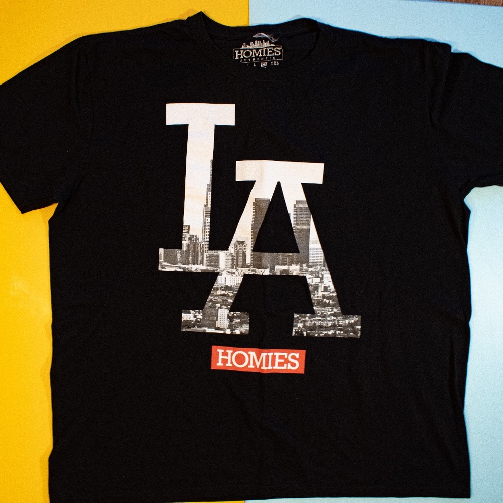 Homies Black Graphic XL T-shirt